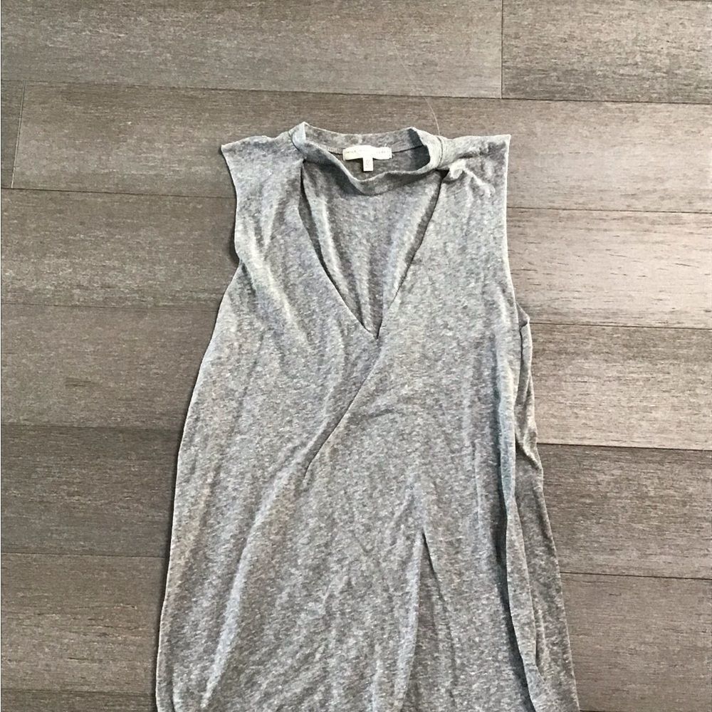 Truly Madly Deeply Gray Sleeveless Women's Top xs